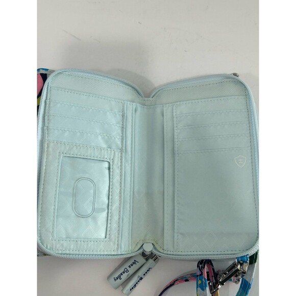 Vera Bradley Crossbody Wristlet Wallet Women’s Floral Pattern 6.5”x4x1.5 approx. - Picture 5 of 11